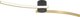 Ceiling LED lamp EGLO AIETA, 12 W, 1450 lm, 4000 K, black/gold, 12 x 72 x 8 cm