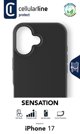 Cellular Line Sensation Θήκη iPhone 17 Μαύρο