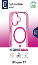 Cellular Line Iconic MAG Θήκη MagSafe iPhone 17 Ροζ