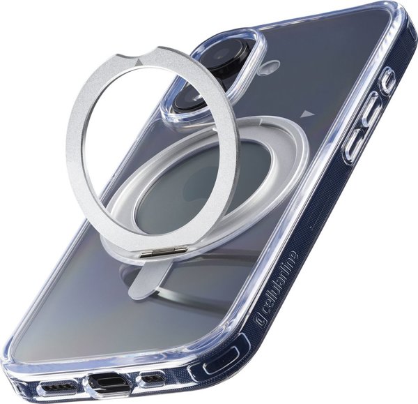 Cellular Line Cellularline SPIN MAG MagSafe Case iPhone 16 Clear