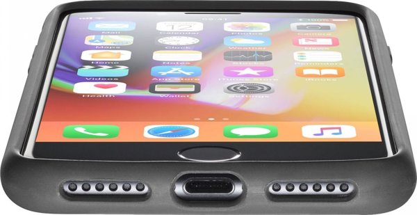 Θήκη Σιλικόνης SENSATION για iPhone 6/7/8/SE, Μαύρο από Cellular Line