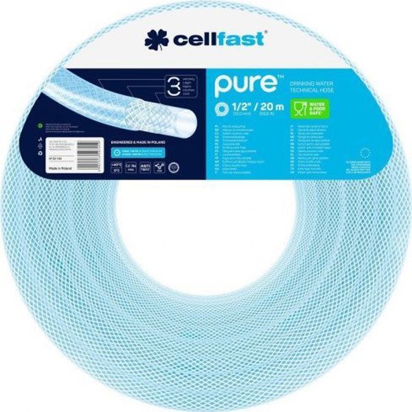 Cellfast Λάστιχο για πόσιμο νερό Cellfast Pure 12,5mm x 2,5mm 20m