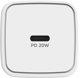 Celly TC USB-C 20W+TYPE-C CABLE Baltas