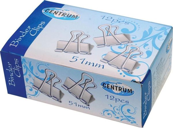 Κλιπς Γραφείου Centrum 51mm, 12 Τεμάχια