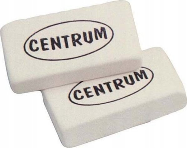 Γόμα Centrum 40x20x10mm 45 Τεμάχια - Λευκή Γόμα Σβησίματος