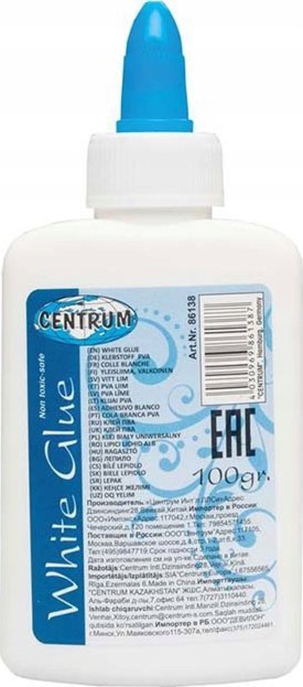 Centrum Λευκή Υγρή Κόλλα 100g – Ισχυρή Κόλλα Γενικής Χρήσης