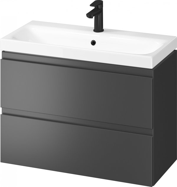Cersanit Moduo Slim 79.5 cm ανθρακί (S801-468-DSM)