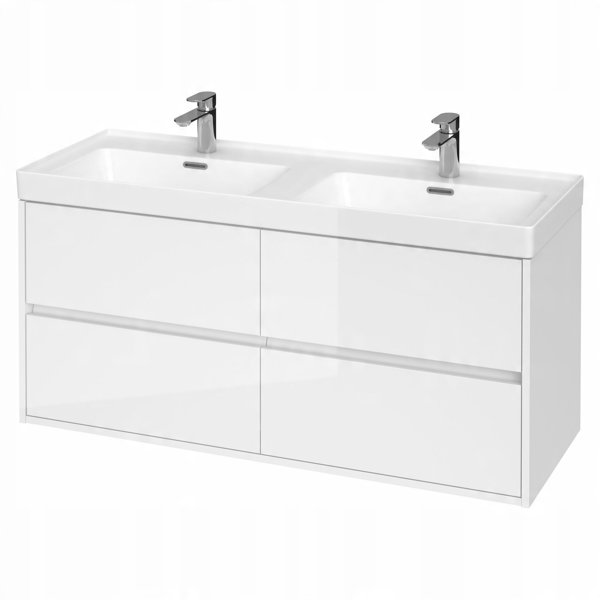 Cersanit S801-323 ΣΕΤ B284 CREA 120 ΛΕΥΚΟ ΣΥΝΑΡΜΟΛΟΓΗΜΕΝΟ (ΝΤΟΥΛΑΠΙ + ΝΙΠΤΗΡΑΣ) ΕΙΚΟΝΙΚΟ // CER.CREA-SET-120-ΛΕΥΚΟ