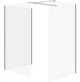 Cersanit (καμπίνες walk-in) SET B810: Καμπίνα walk-in MILLE χρώμιο 90x90x90x200 (S601-197)