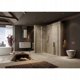 Cersanit (καμπίνες walk-in) SET B810: Καμπίνα walk-in MILLE χρώμιο 90x90x90x200 (S601-197)