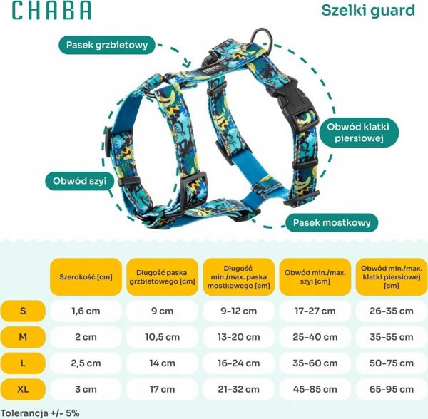 Chaba CHABA HARNESS GUARD STORY ``M`` CARNIVAL 2,0/35-55cm