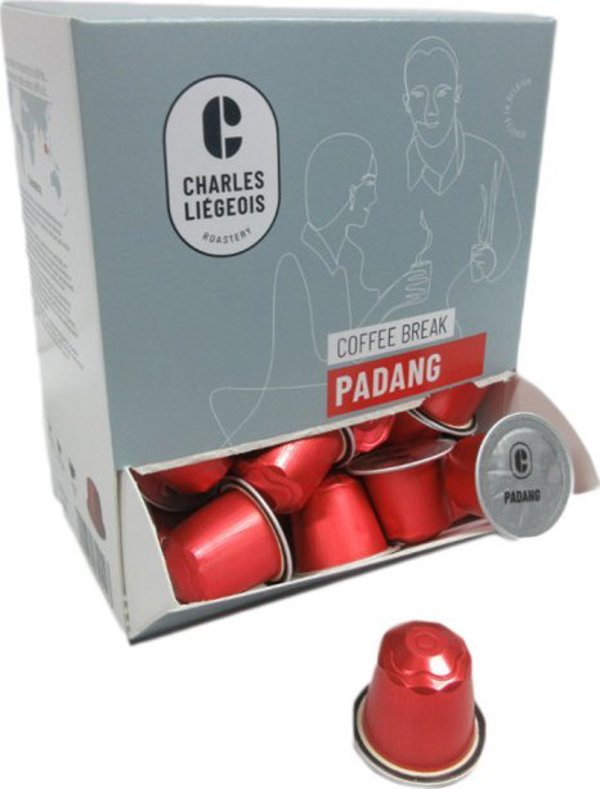 Κάψουλες καφέ συμβατές με Nespresso(r) Charles Liegeois Padang, 50 τεμ.