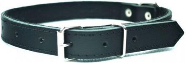 Chaba ΔΕΡΜΑΤΙΝΟ ΠΕΡΙΛΑΙΜΙΟ 40mm/75cm ΜΑΥΡΟ