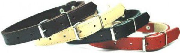 Chaba ΔΕΡΜΑΤΙΝΟ ΠΕΡΙΛΑΙΜΙΟ 40mm/75cm ΜΑΥΡΟ