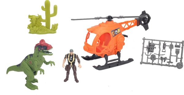 CHAP MEI CHAP MEI playset Dino Valley Cconcavenator Claw Catch Rod Copter, 542613