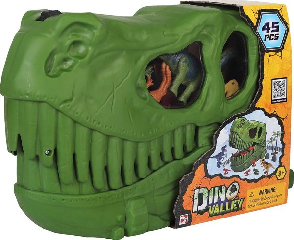 CHAP MEI žaidimų rinkinys Dino Valley Dino Skull Bucket, 45 τεμ., 542029