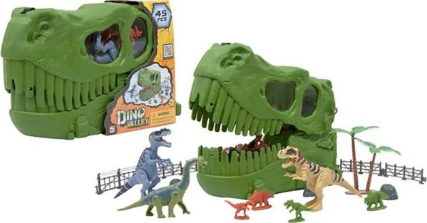 CHAP MEI žaidimų rinkinys Dino Valley Dino Skull Bucket, 45 τεμ., 542029