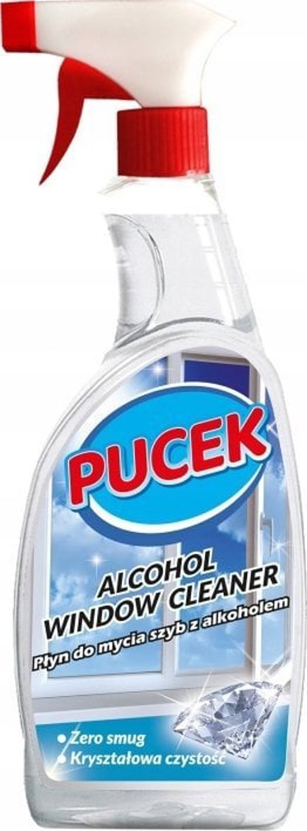 Υγρό καθαρισμού τζαμιών PUCEK Chemia, με αλκοόλ, 750ml