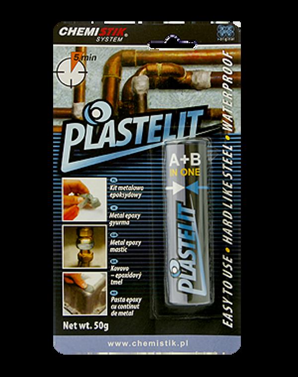 Σετ εποξειδικής ρητίνης Chemistik PLASTELIT ταχείας σύνδεσης δύο συστατικών 50g