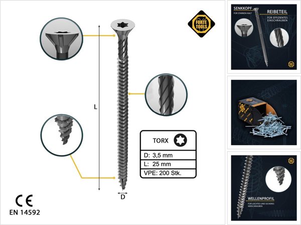 ΒΙΔΑ ΓΙΑ ΜΟΡΙΟΣΑΝΙΔΑ SCR T15 3.5X25 ΛΕΥΚΟ ZN(200)