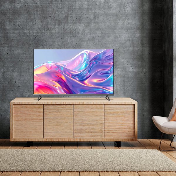 CHiQ U50QST TV 50", UHD, QLED, ultratenká, Google TV, DLG 120 Hz, Dolby Audio, Frameless, metalická