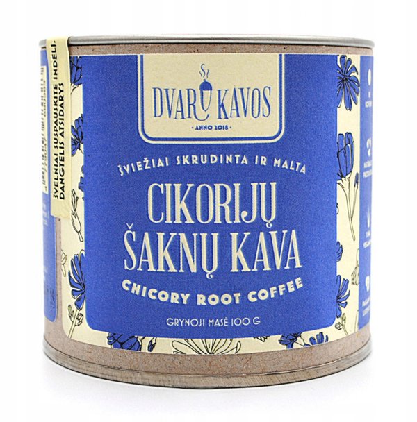 Καφές από ρίζα κιχωρίου Dvaro Kavos, 100 g