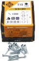 ΒΙΔΑ ΓΙΑ ΜΟΡΙΟΣΑΝΙΔΑ SCR T15 3.5X30 ΛΕΥΚΟ ZN(200)