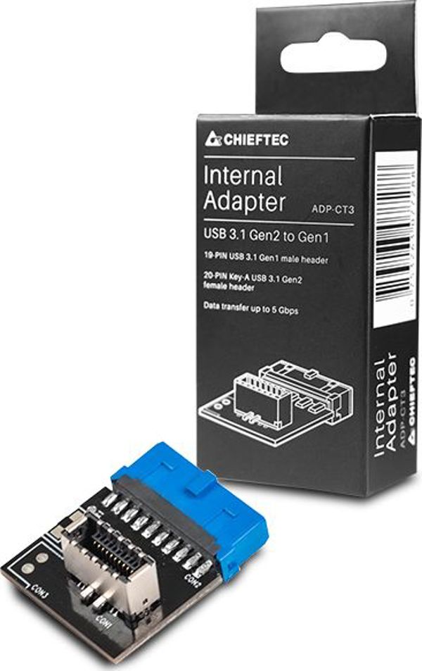 Chieftec Adapter z USB 3.1 Gen 2 na USB 3.1 Gen 1 (ADP-CT3)