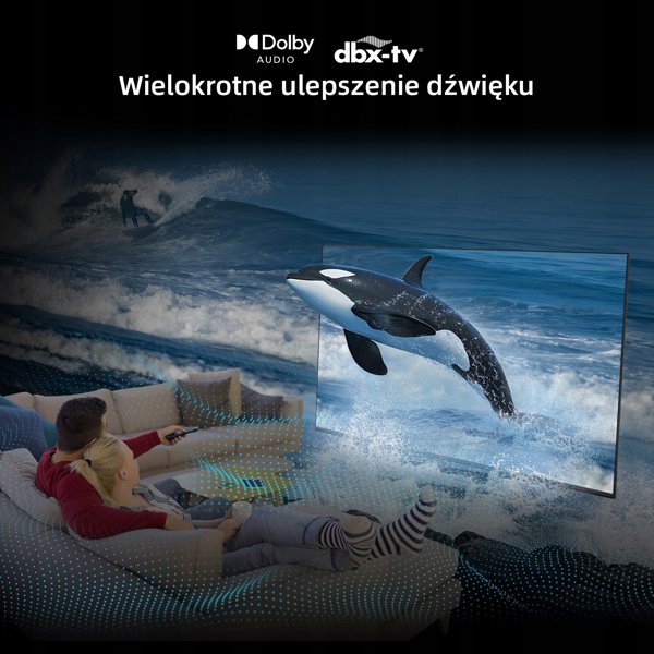 Τηλεόραση CHiQ L40QST 40" QLED Full HD Google TV, Frameless, HDR 10, Dolby Audio, dbx-tv