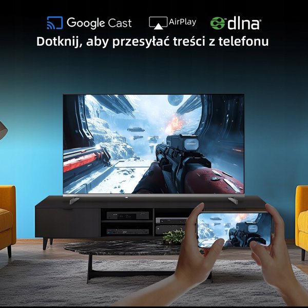 Τηλεόραση CHiQ L40QST 40" QLED Full HD Google TV, Frameless, HDR 10, Dolby Audio, dbx-tv