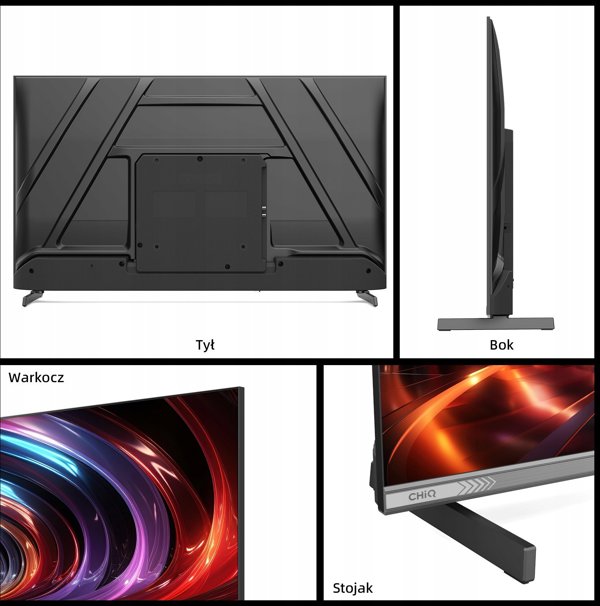 Τηλεόραση CHiQ L40QST 40" QLED Full HD Google TV, Frameless, HDR 10, Dolby Audio, dbx-tv