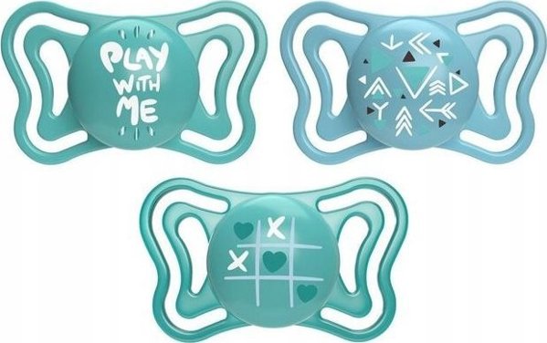 Chicco 156436 ΠΙΠΙΛΑ PHYSIO LIGHT ΣΙΛΙΚΟΝΗ 16-36M 2ΤΜΧ ΜΠΛΕ