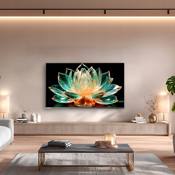 CHiQ U55QST TV 55", UHD, QLED, ultratenká, Google TV, DLG 120 Hz, Dolby Audio, Frameless, metalická