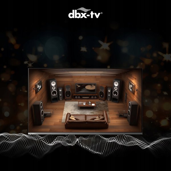 CHiQ U55QST TV 55", UHD, QLED, ultratenká, Google TV, DLG 120 Hz, Dolby Audio, Frameless, metalická
