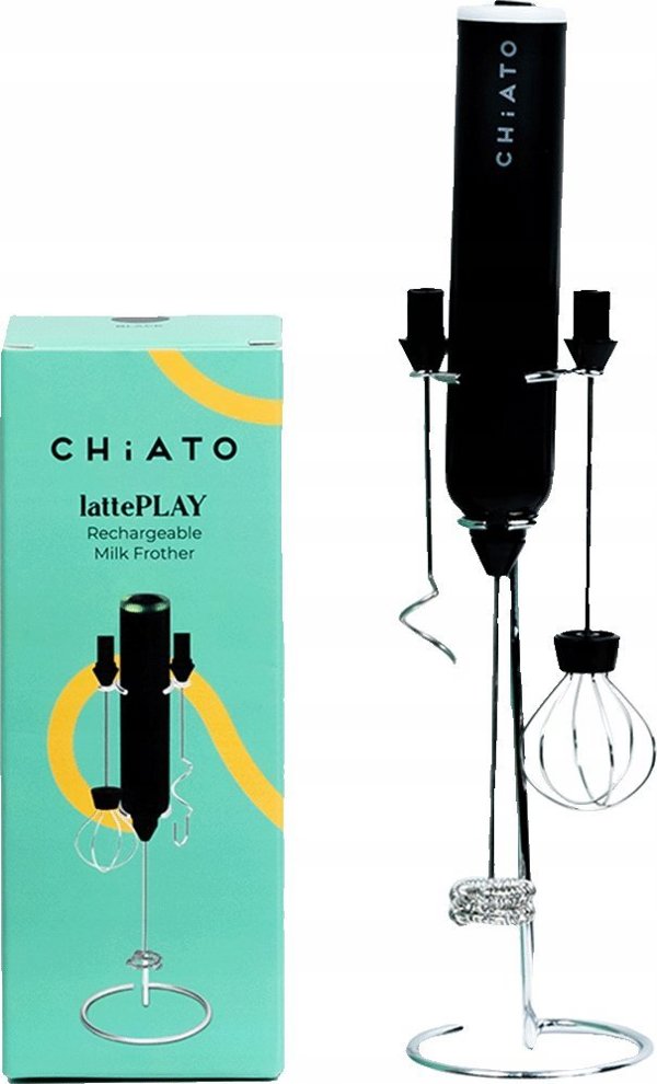 Συσκευή Αφρογάλακτος CHiATO LattePLAY - Μαύρο