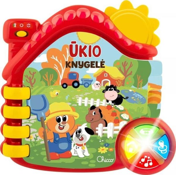 Διαδραστικό βιβλίο Chicco CHICCO Farm (στην Λετονική γλώσσα)