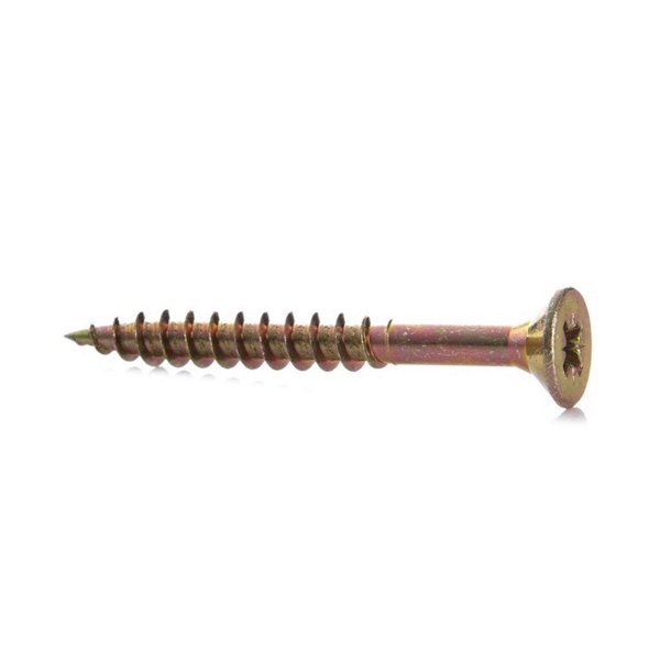 CHIPBOARD SCREW YELLOW ZINC 5.0X45