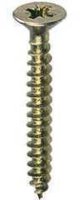 CHIPBOARD SCREW YELLOW ZINC 5.0X45