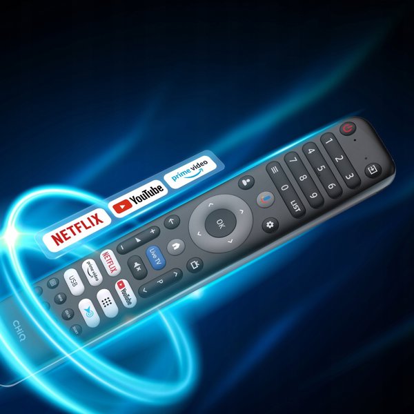 CHiQ L43QST TV 43", FHD, QLED, ultratenká, Android14, Dolby Audio, Frameless