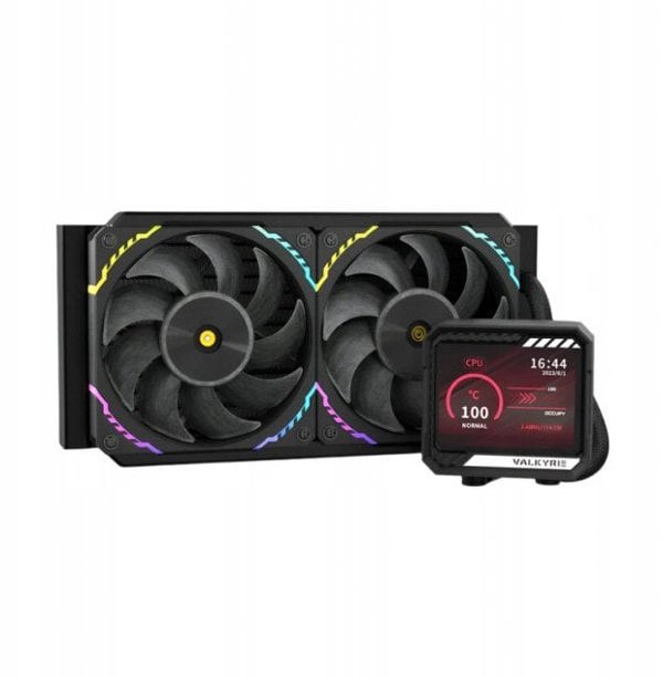 Ψύξη AIO Valkyrie V240 LCD Μαύρο (VK-AIOV240B)