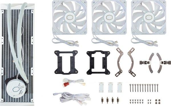 Υδρόψυξη Cooler Master MasterLiquid 360L Core ARGB White (MLW-D36M-A18PZ-RW)