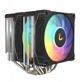 Ψύκτρα CPU Valkyrie Vind DL125 Black (VK-AIRDL125B)