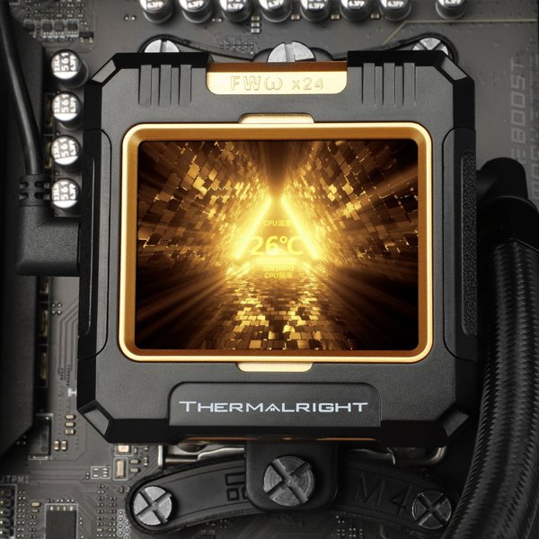 Χλόντζενιε βόντνε Thermalright Frozen Warframe 360 ARGB Τσαρνε