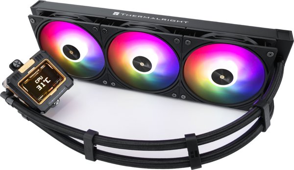 Χλόντζενιε βόντνε Thermalright Frozen Warframe 360 ARGB Τσαρνε