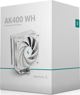 Deepcool AK400 WH Ψύκτρα Επεξεργαστή CPU, Λευκό Χρώμα, 4 Heat Pipes, 120mm FDB Ανεμιστήρας