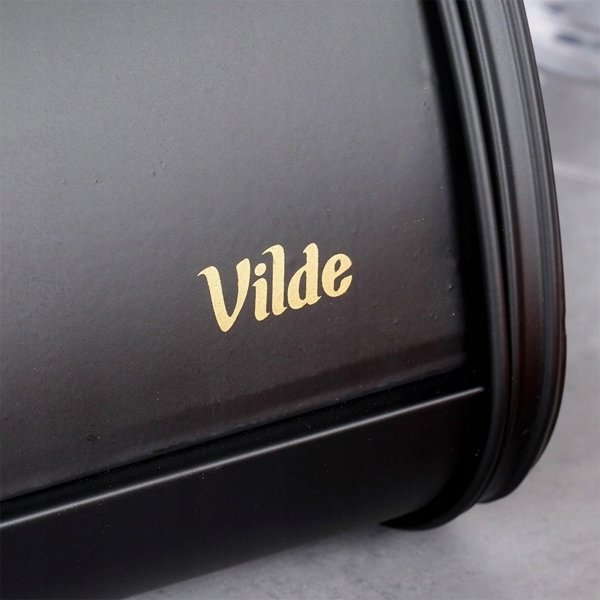 Δοχείο Ψωμιού Vilde Μεταλλικό Μαύρο Στιβαρό VILDE 30 x 26,5 x 17,5 cm