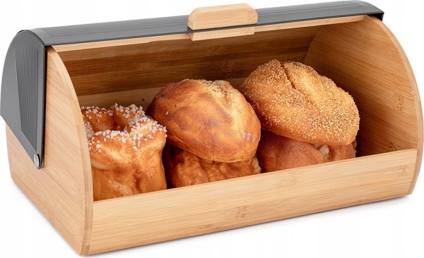 Elitehoff Bread Box Bamboo Bread Container E-6053 Lumarko! 13827681 5907768760533
