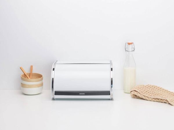 Ψωμιέρα Brabantia Ανοξείδωτη, Μεταλλική Θήκη Αποθήκευσης Ψωμιού (306044)