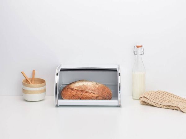 Ψωμιέρα Brabantia Ανοξείδωτη, Μεταλλική Θήκη Αποθήκευσης Ψωμιού (306044)
