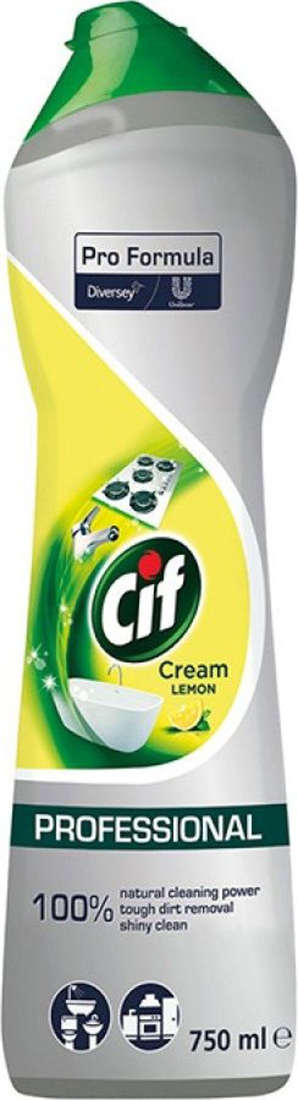 Cif Γαλάκτωμα Καθαρισμού Lemon, 750ml – Αποτελεσματικό Καθαριστικό για Κουζίνα και Μπάνιο